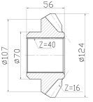 Gears Gandar Belakang Kinerja Tinggi, Auto Differential Ring, dan Pinion Gear