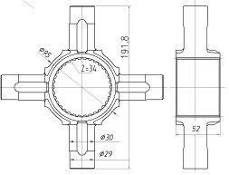 Mercedes Benz Differential Spider Gear Kit Ketahanan Korosi 659 353 0020