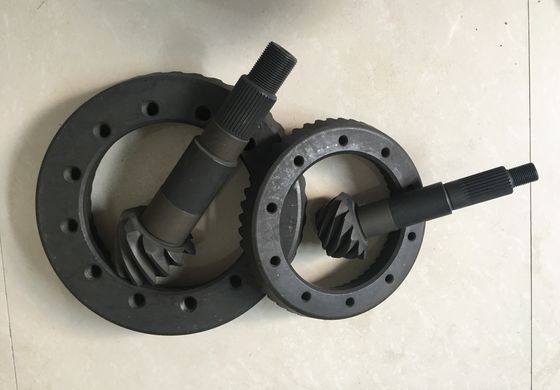 Bagian Transmisi Spiral Bevel Gear Crown Wheel Dan Pinion Untuk NISSAN