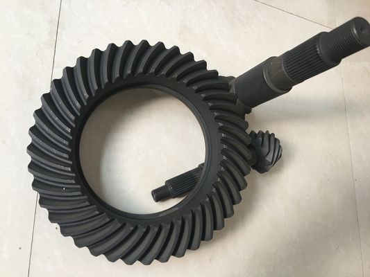 Hypoid Spiral crown bevel gears, High Precision Forging ring gear dan pinion gear