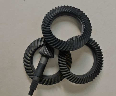 NISSAN Spiral Crown Wheel Dan Pinion Gear Blacken Surface Treatment Anti - Minyak
