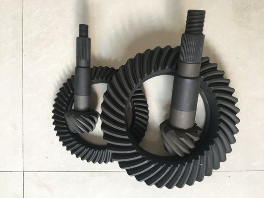 Presisi Tinggi Helical Bevel Gear Crown Wheel Pinion Untuk Hino Carbon Steel Material
